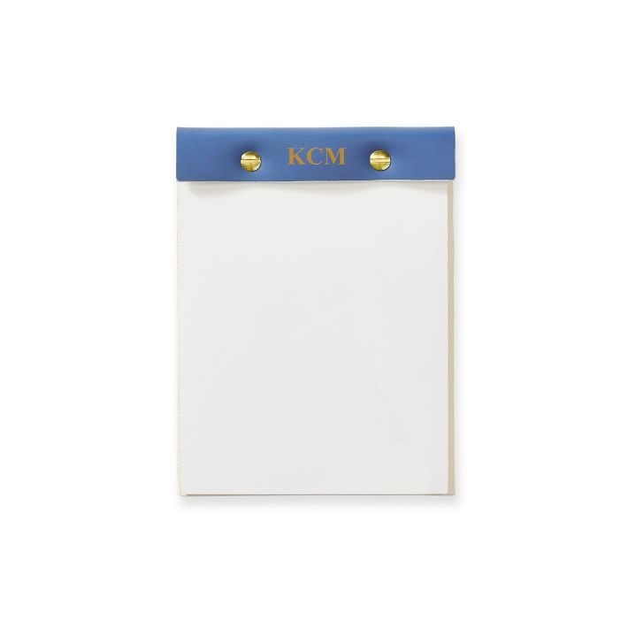 Italian Leather Desk Notepad | Mark and Graham