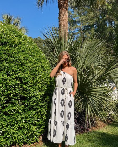 One-shoulder boho maxi dress from Amazon, I'm wearing a size medium. Available in various colors and sizes. Perfect for date nights, and great as a spring, summer, or travel outfit.

Spring Outfit
Memorial Day Outfit
Summer Outfit
Travel Outfit
Moreewithmo

#LTKFestival #LTKFindsUnder50 #LTKSeasonal