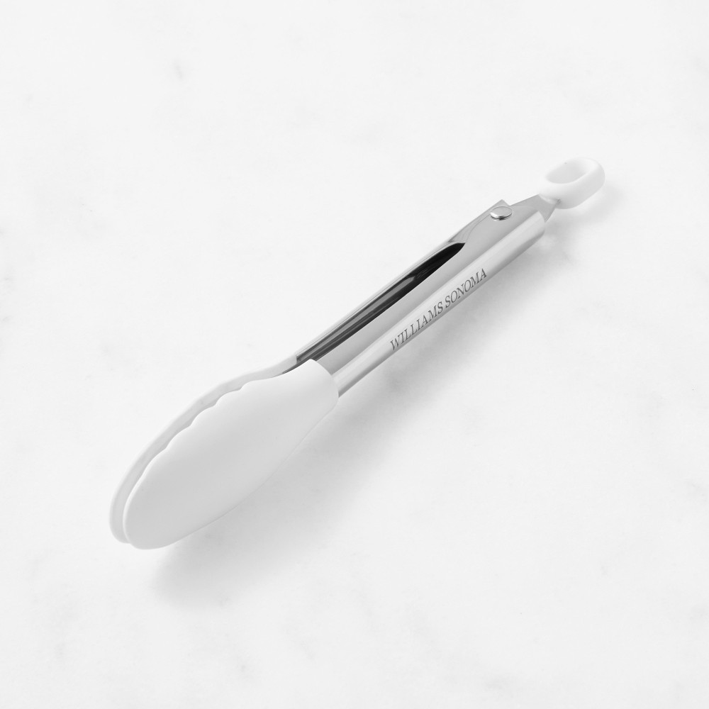 Williams Sonoma Stainless-Steel Silicone Locking Tongs | Williams-Sonoma