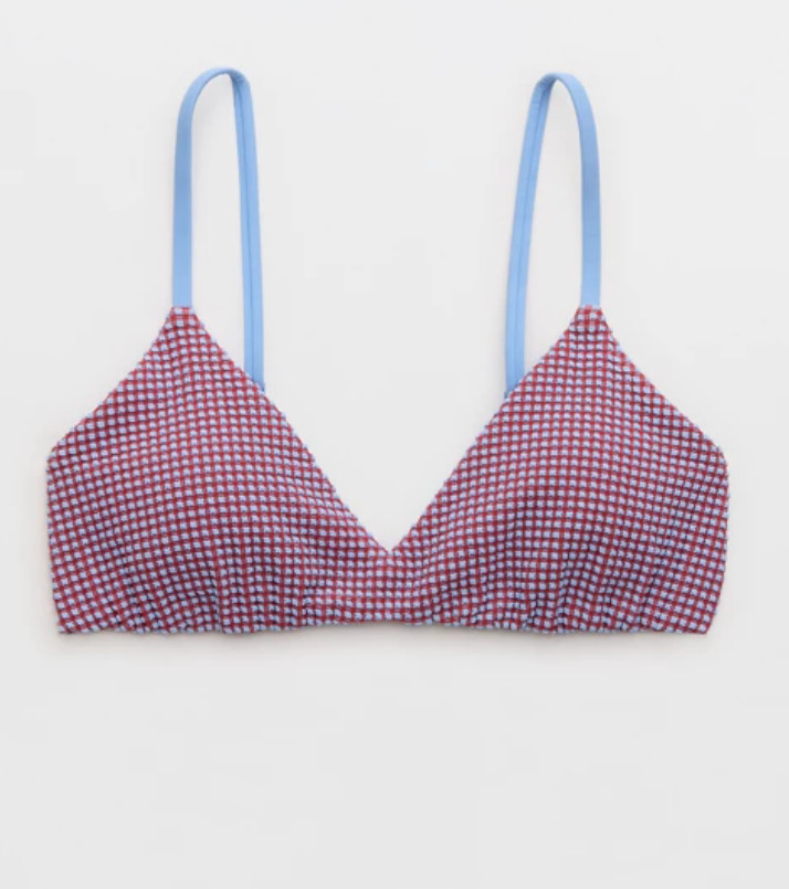 Aerie Gingham Skinny Strap Voop Bikini Top
 

 #LTKdayinmylife #LTKgrwm #LTKootd