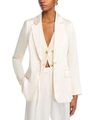 AQUA Satin Blazer - Exclusive  | Bloomingdale's AQUA | Bloomingdale's (US)
