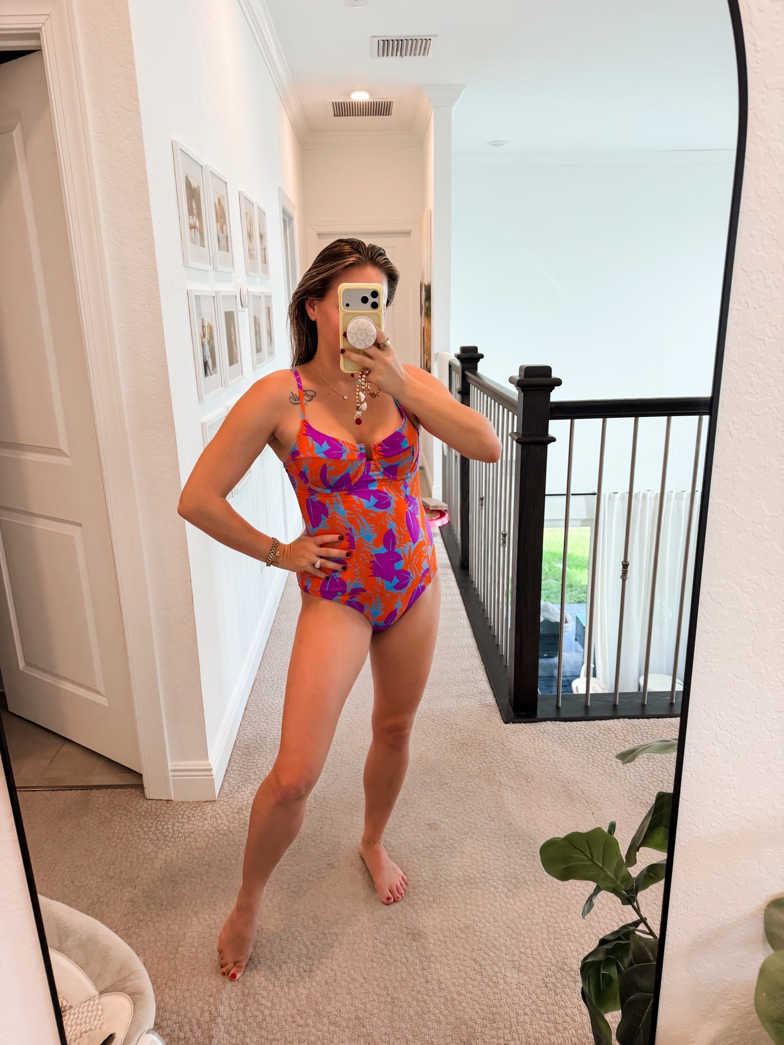 Love @VETCHY swimsuits! They even have a mini collection to match mom! 
Wearing size large fits perfect, I have them in a small and medium and I do say they fit tighter so for my postpartum body a large is perfect and gives me so much confidence!

#LTKmomlife #LTKPetite #LTKSwim