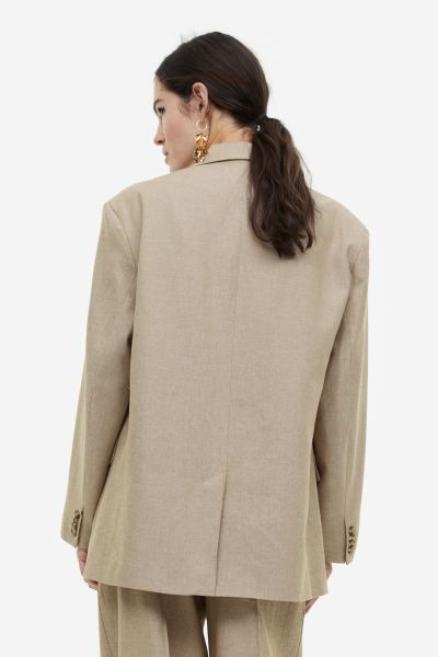 Oversized single-breasted blazer | H&M (UK, MY, IN, SG, PH, TW, HK)