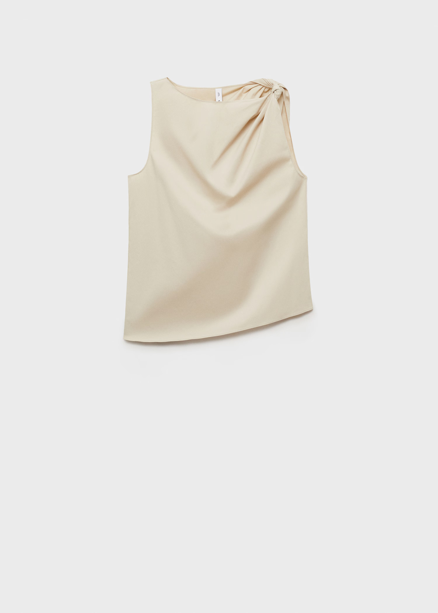 Top nœud coton - Femme | MANGO France métropolitaine | Mango EU