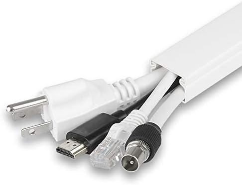 A+ Electric 235" Cord Cover and 24 Pcs Fittings for Max 4 Cables Cable Raceway Cable Concealer Co... | Amazon (US)