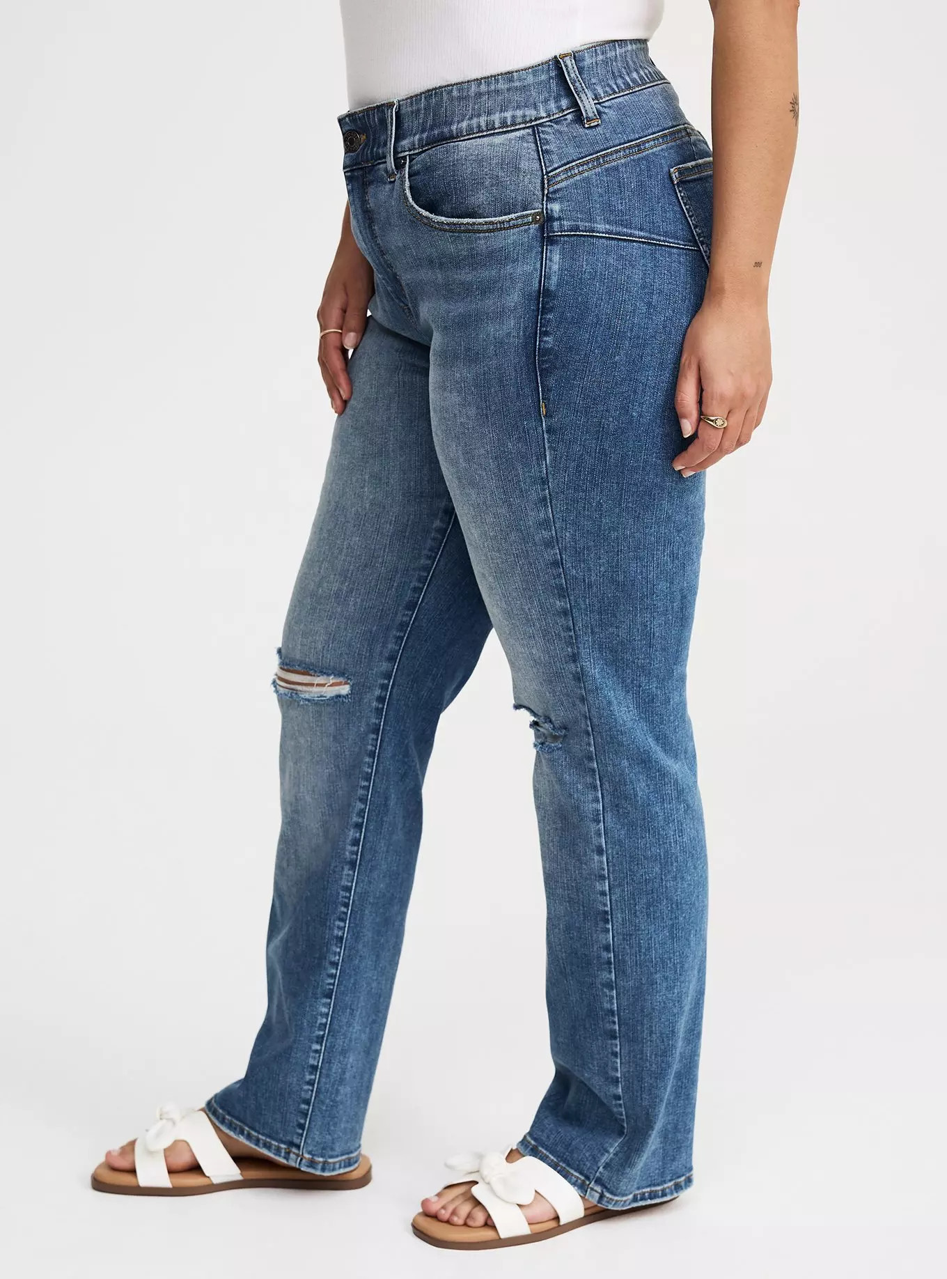 Bombshell Straight High-Rise Jean | Torrid (US & Canada)