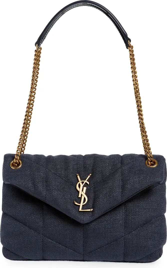 Saint Laurent Small Lou Woven Puffer Bag | Nordstrom | Nordstrom