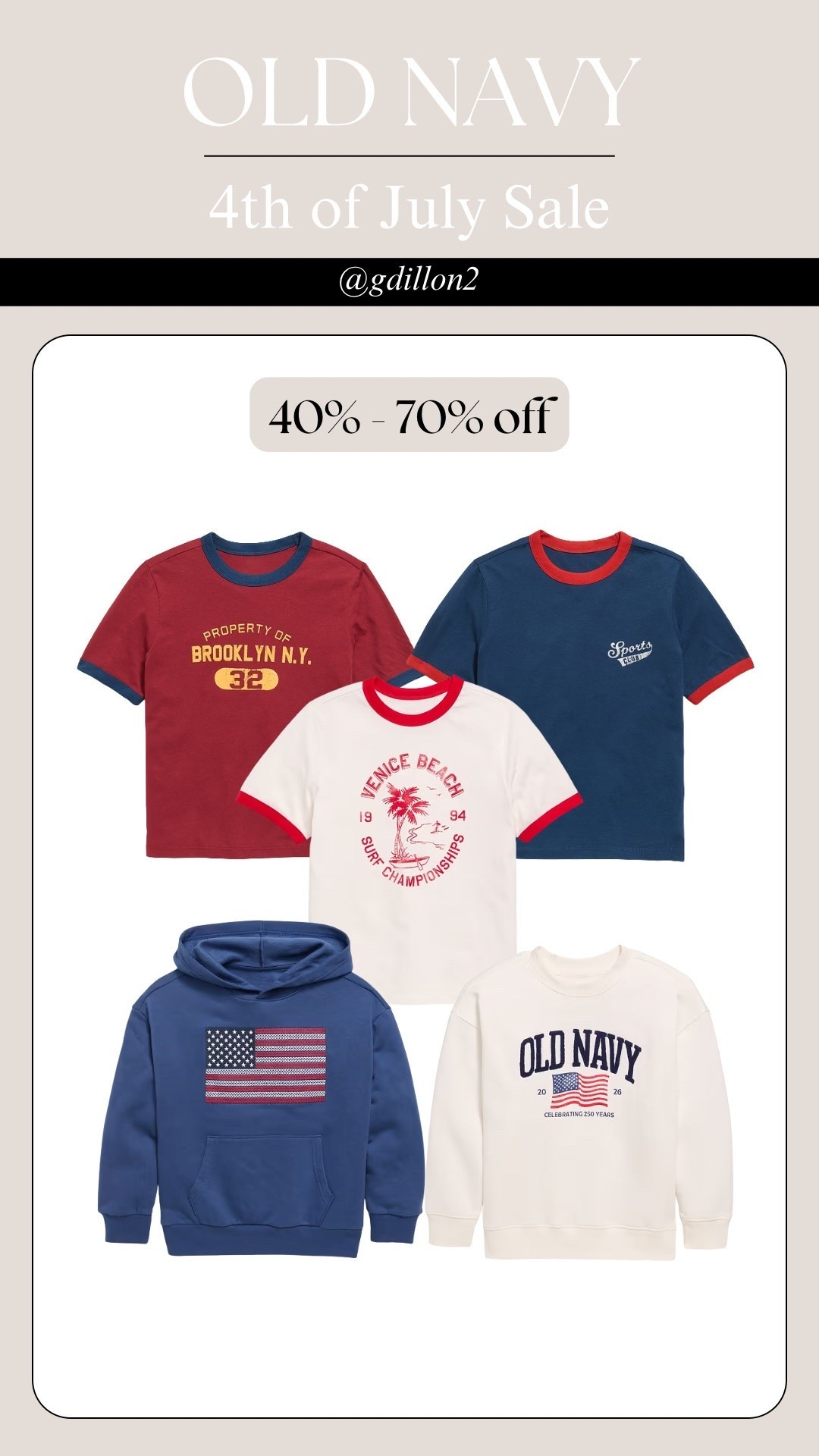 4th of July Sale: 40%-70% off deep deals, limited-time only!

#LTKKids #LTKSaleAlert #LTKootd