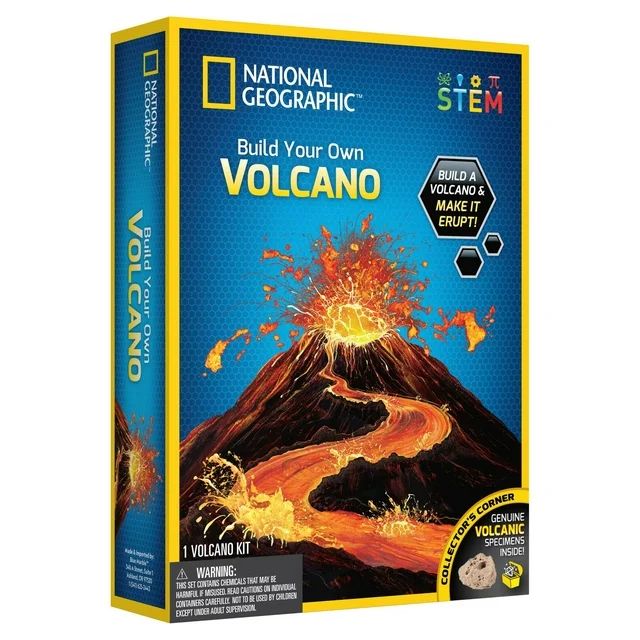 National Geographic STEM Series Build Your Own Volcano Science Kit for Child or Teen Ages 8 Years... | Walmart (US)