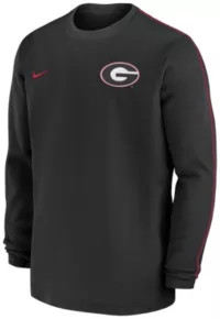 Nike Men's Georgia Bulldogs Black UV Coach Long Sleeve T-Shirt | Dick's Sporting Goods