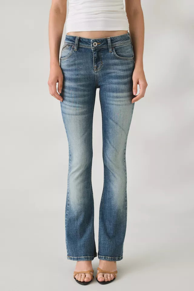 BDG Brooke Low-Rise Flare Jeans in Indigo, Women's at Urban Outfitters | Urban Outfitters (US and RoW)