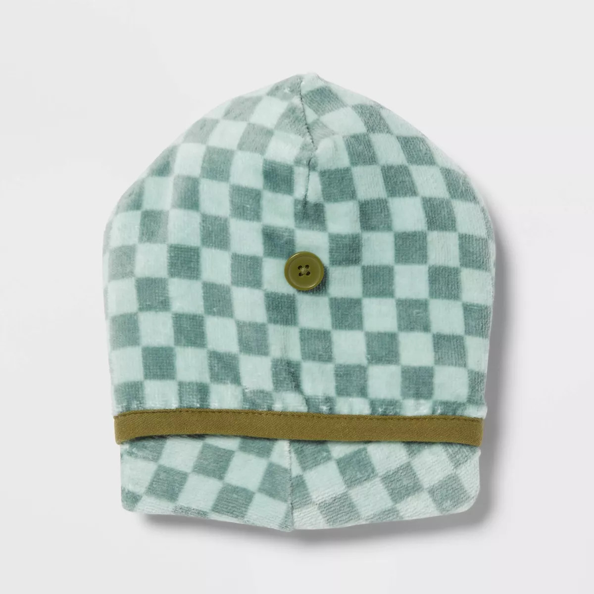 Kids' Hair Towel Green Checkered - Pillowfort™: Extra Lightweight Cotton Terry, Machine Washabl... | Target