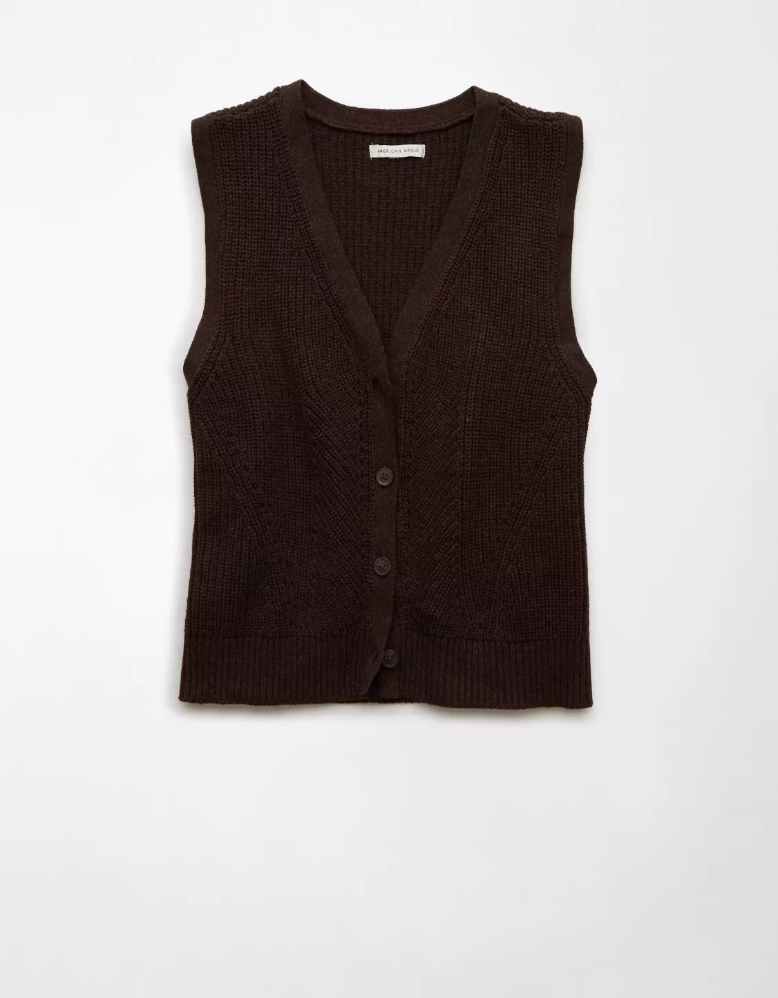 AE Button-Up Sweater Vest | American Eagle Outfitters (US & CA)