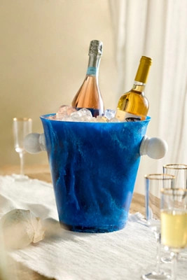 Blue Resin Ice Bucket | Anthropologie (US)
