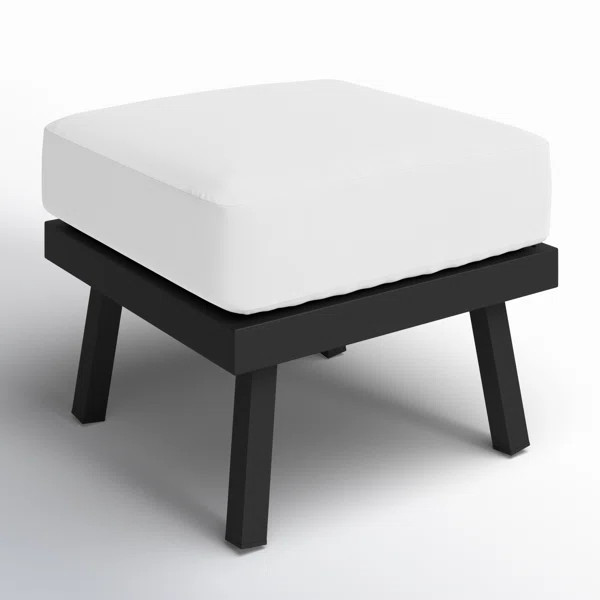 Armando Upholstered Outdoor Ottoman with Sunbrella® Cushion | Wayfair North America