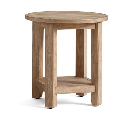 Benchwright Round End Table | Pottery Barn (US)