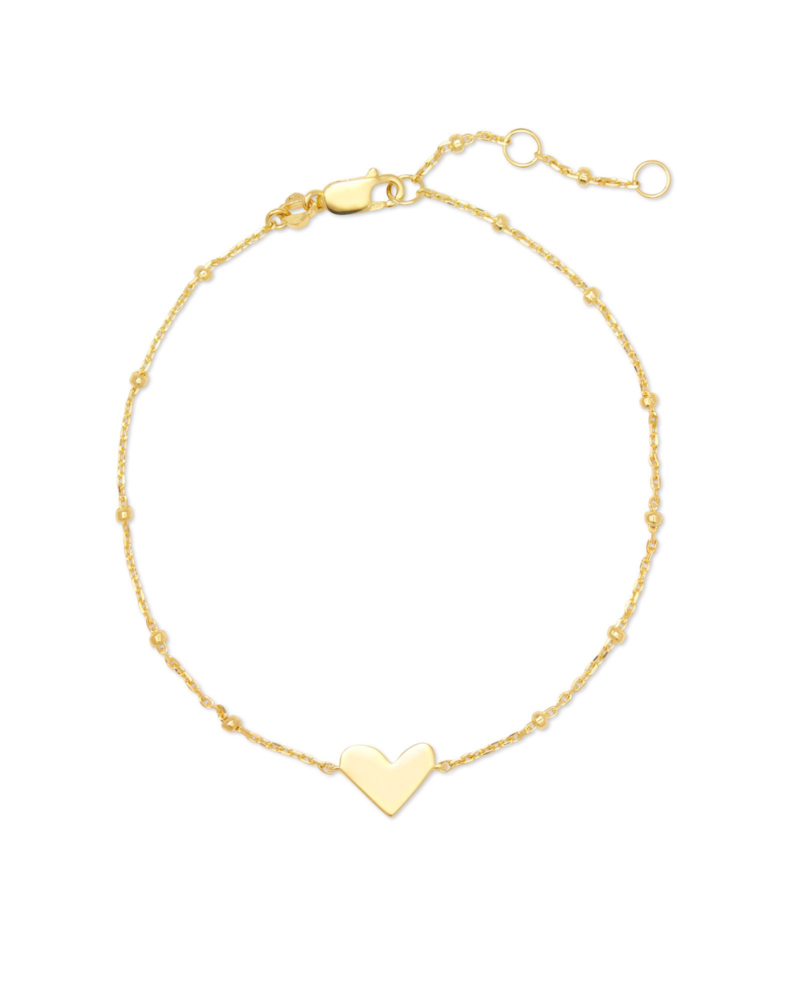 Ari Heart Delicate Chain Bracelet in 18k Yellow Gold Vermeil | Kendra Scott | Kendra Scott