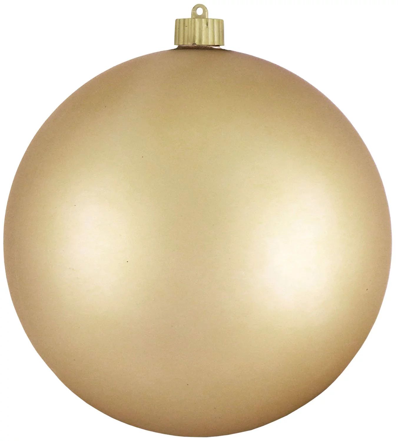 Christmas by Krebs Gold Plastic Christmas Shatterproof Large Ball Ornament, 8" - Walmart.com | Walmart (US)