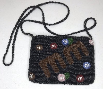 M&M Candy Beaded Crossbody Bag Purse Mini Multicolor Kitsch Fun  | eBay | eBay US