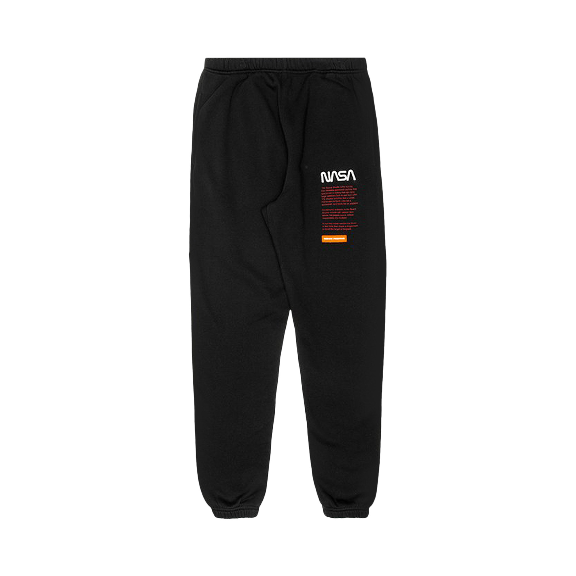 Heron Preston Nasa Facts Slim Pant 'Black' | GOAT