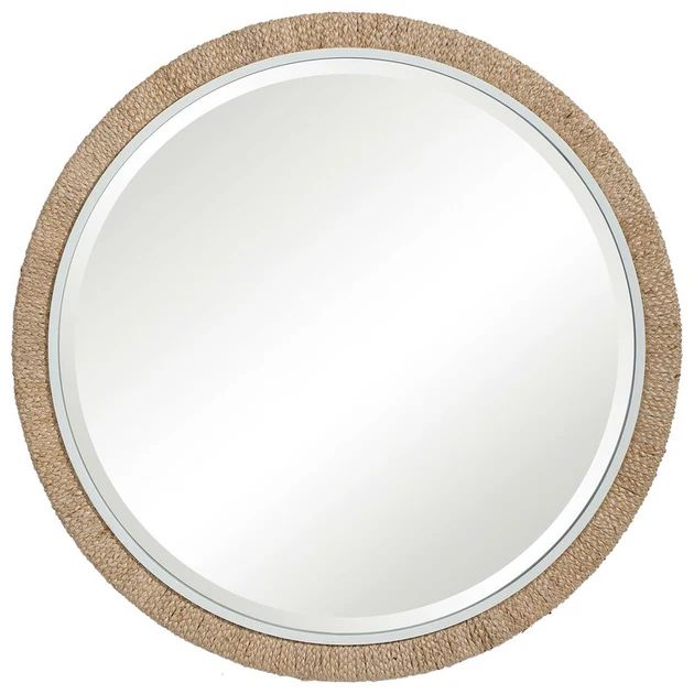 Carbet Round Rope Wall Mirror by Grace Feyock | Riverbend Home
