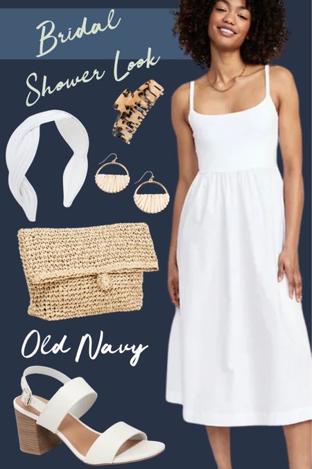 Summer outfit at Old Navy for the bride to be.

#wedding #whitedress #sandals #vacationoutfit #summerdresses

#LTKstyletip #LTKwedding #LTKSeasonal