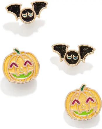 BaubleBar Set of 2 Halloween Go with the Glow Earrings | Nordstrom | Nordstrom