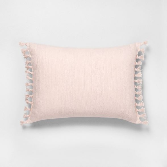 Knotted Fringe Throw Pillow - Hearth & Hand™ with Magnolia | Target