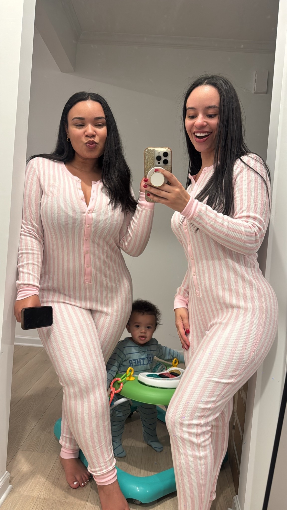 Besties in matching onesie pjs to watch Emily in Paris!! 💕✨So cozy and fun. Wearing size small short. 🎀

#LTKmomlife #LTKHoliday #LTKGiftGuide