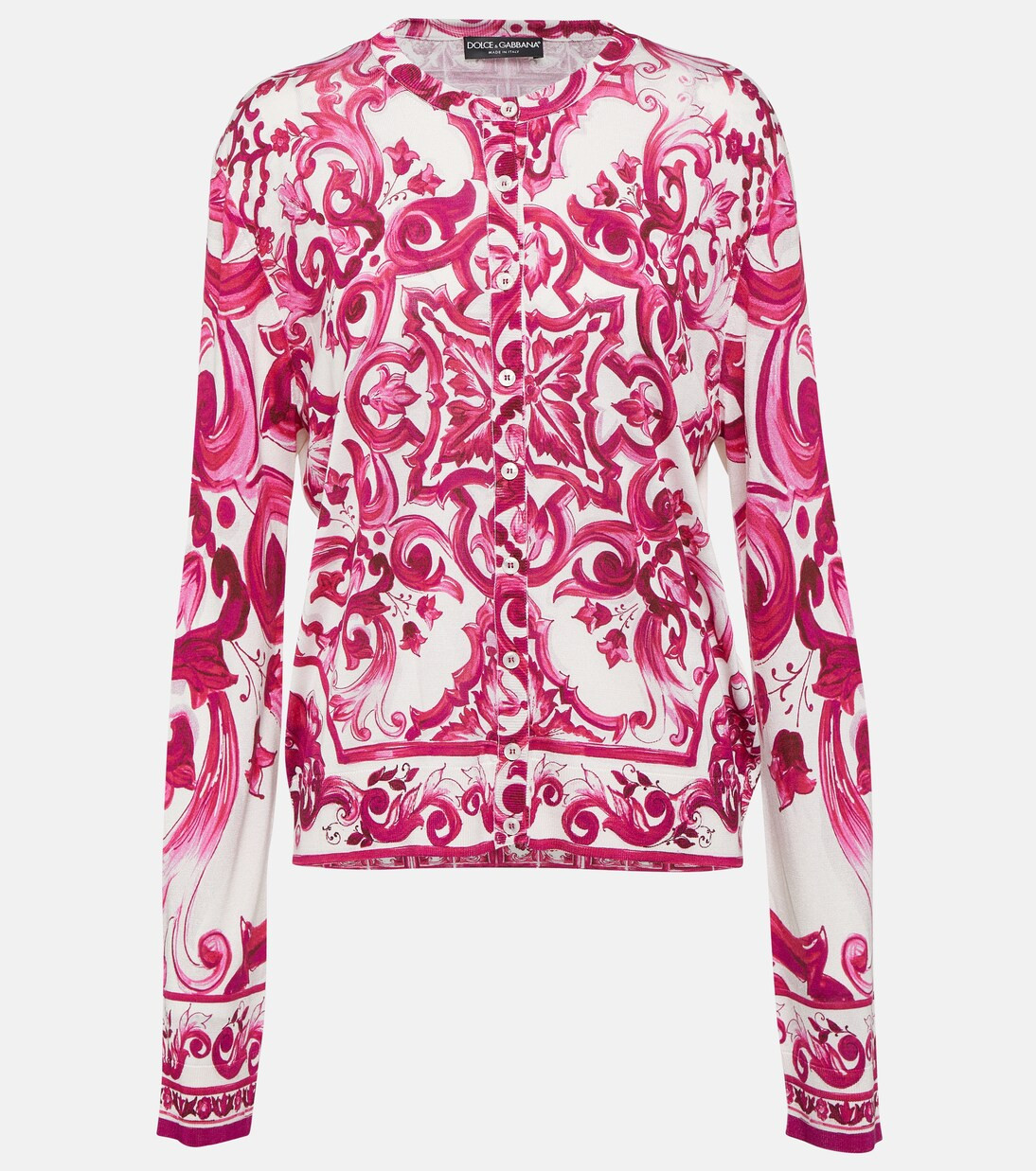 Majolica silk cardigan | Mytheresa (US/CA)