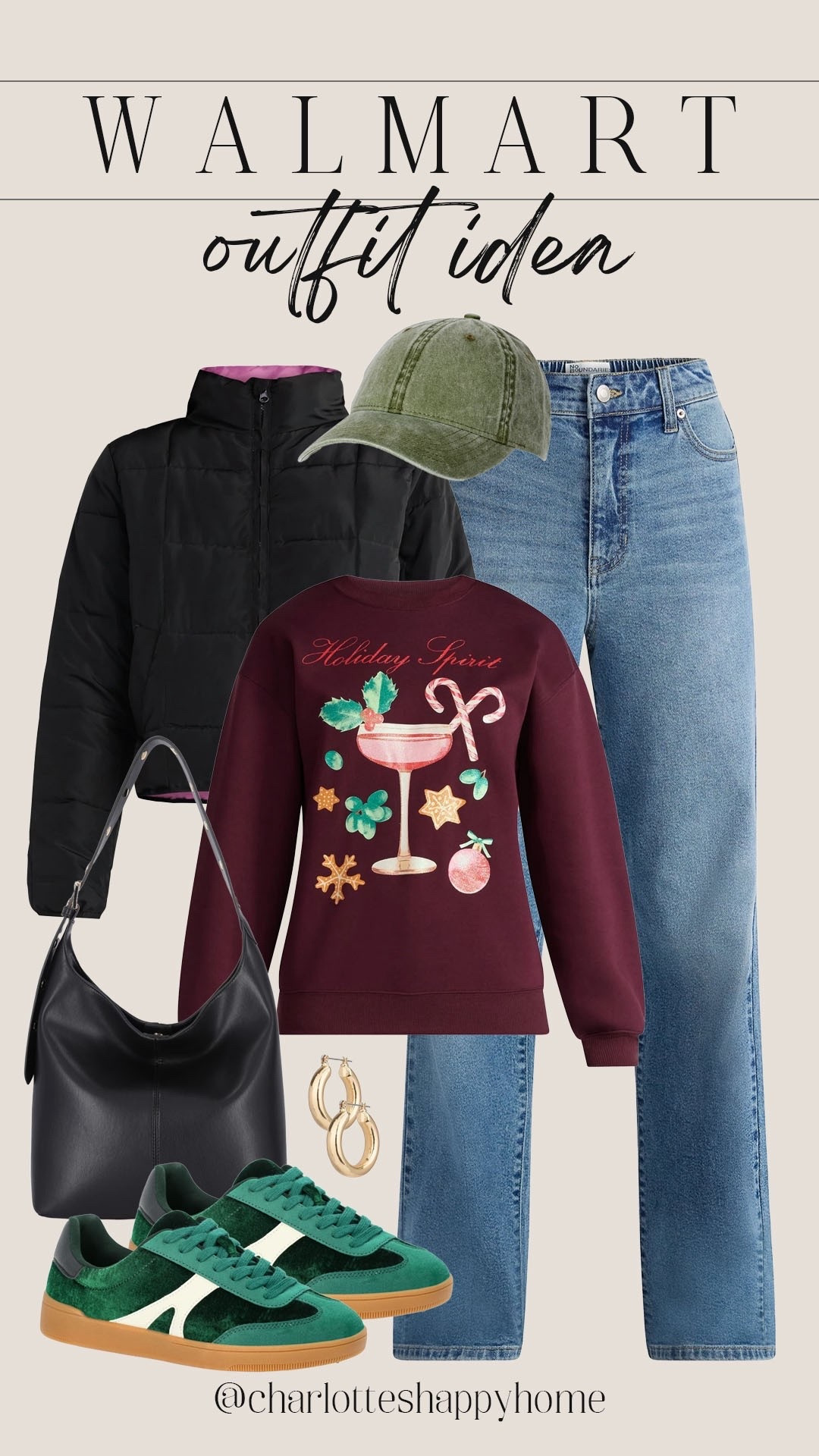 Casual cute holiday outfit!

#holidaystyle

Holiday style. Casual holiday outfit. Walmart fashion. Walmart new arrivals. Holiday graphic sweatshirt. FP style quilted jacket. Walmart denim. Holiday shopping outfit idea  

#LTKFindsUnder50 #LTKootd #LTKHoliday