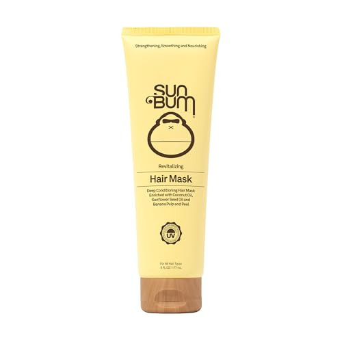 Sun Bum Revitalizing Deep Conditioning Hair Mask | Vegan and Cruelty Free Moisturizing and Restoring Hair Treatment for Damaged Hair | 6 oz | Amazon (US)