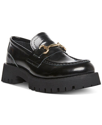 Steve Madden Women's Lando Tailored Lug Sole Bit Loafers - Macy's | Macy's
