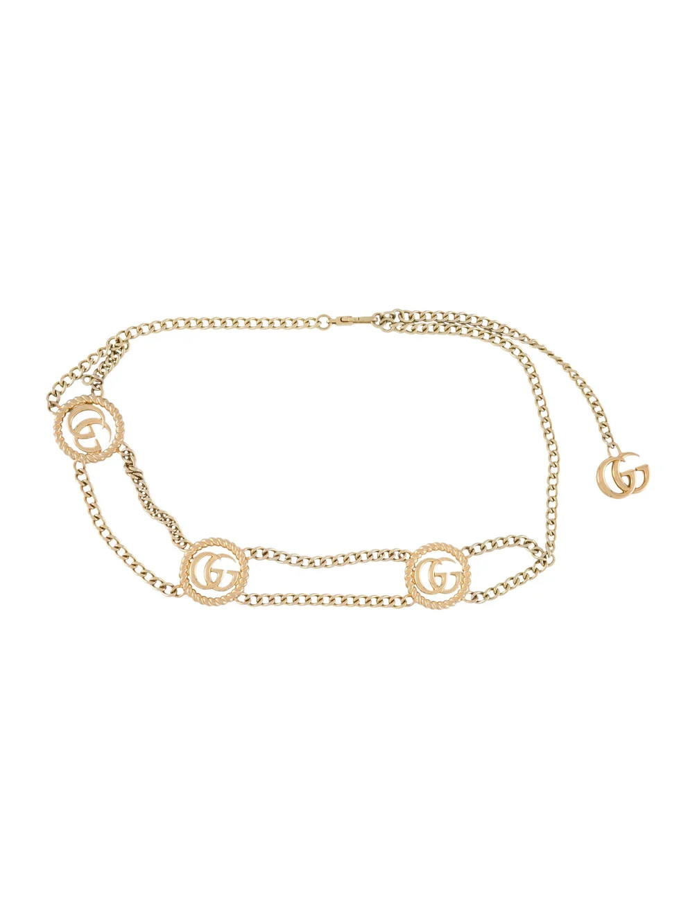 Metal Chain-Link Accents Waist Belt | The RealReal