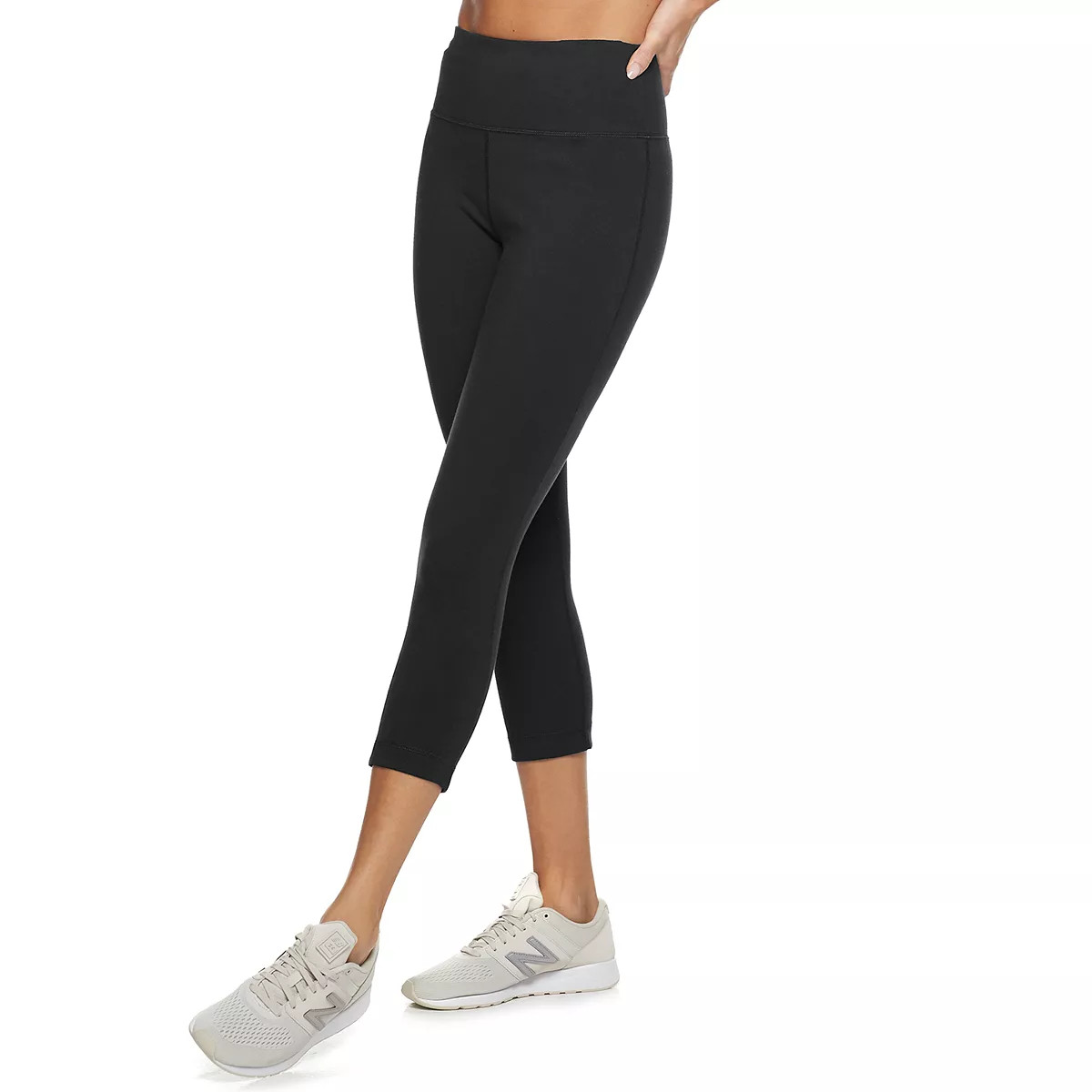Women's Tek Gear® Essential High-Waisted Capri Leggings | Kohl's