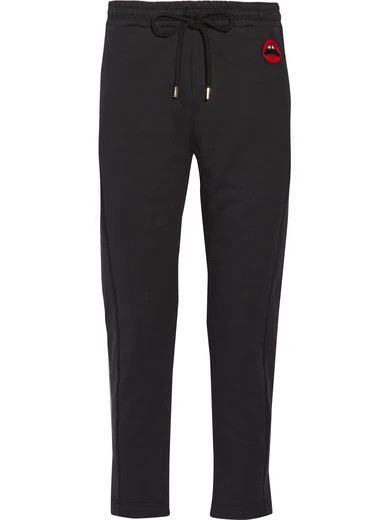 Lara Lip Daria cotton-jersey track pants | NET-A-PORTER (UK & EU)