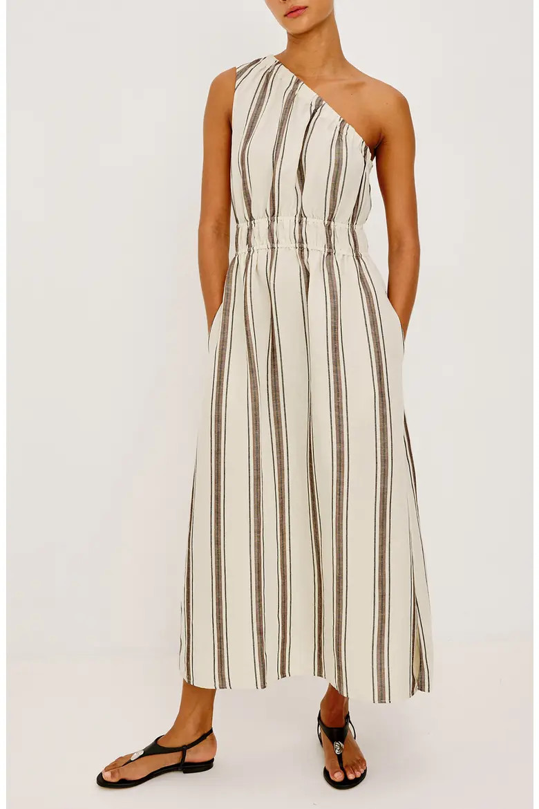 Selani Stripe One-Shoulder Maxi Dress (Women) | Nordstrom | Nordstrom