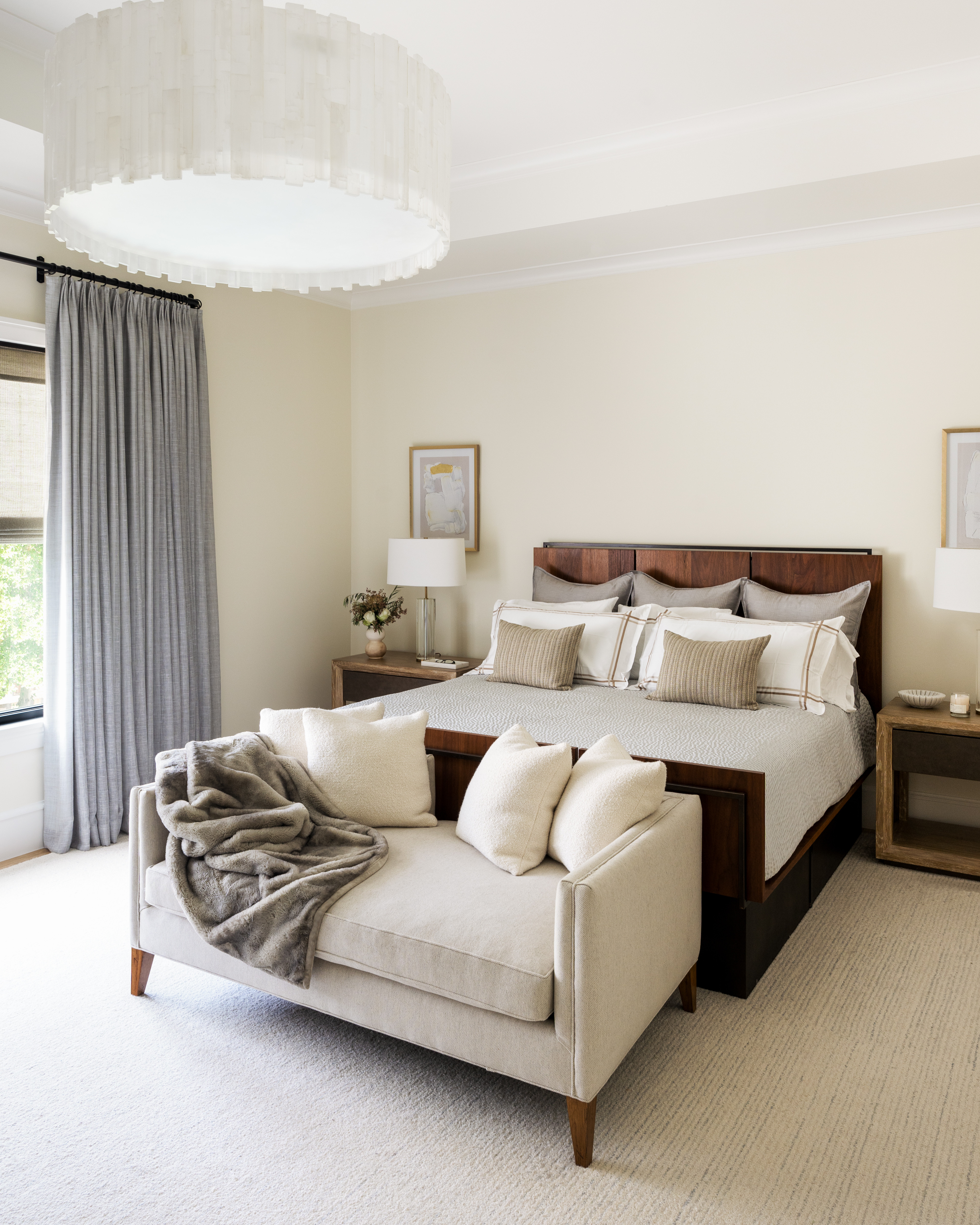 Hello, December! This month always brings a flurry of activity, but it also reminds us to slow down and rest. We design spaces where you can do just that. In this master bedroom, we layered textures and neutral tones to create a warm and grounded retreat from even the coldest of winter days! Cozy blankets, soft sheets, and cute throw pillows are the key 

 

#LTKCyberWeek #LTKHoliday #LTKHome