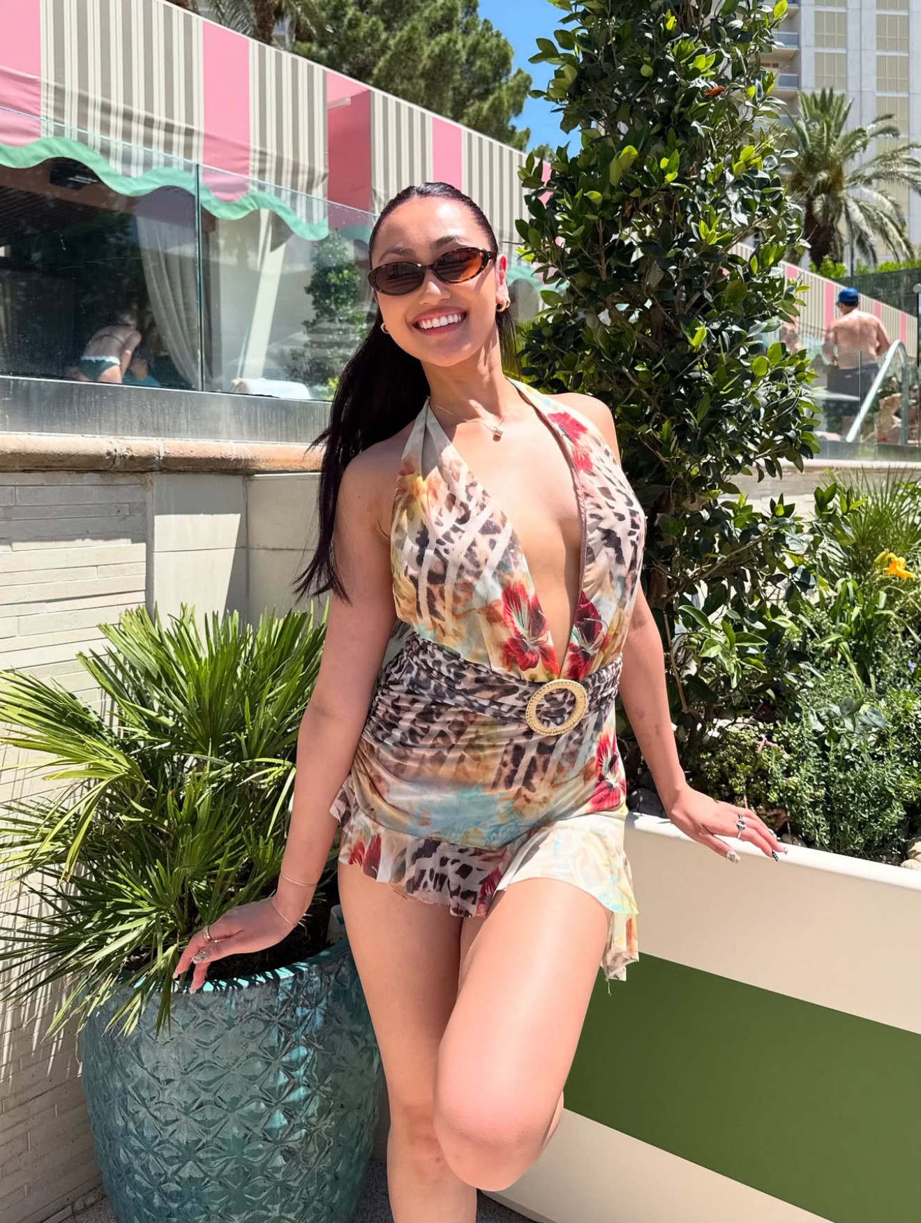 sunny day on the strip☀️💛💁‍♀️👙 

 #LTKSeasonal #LTKTravel