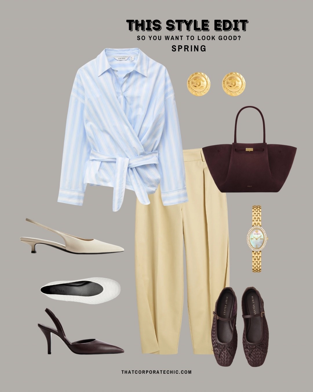 Spring outfit idea - Business casual workwear.

Effortless Spring colour combo
How to style yellow trousers 
Work shoes
Spring shoes
Striped blouse
What to wear to work

#LTKspring #LTKstyletip #LTKworkwear