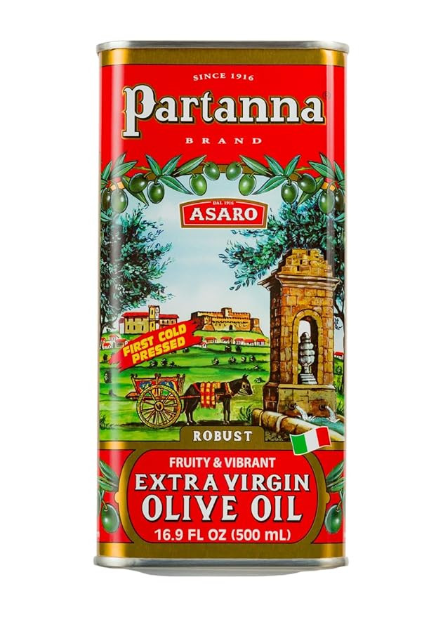Partanna Robust Extra Virgin Olive Oil - Premium Castelvetrano Olive Oil - Harvested in Sicily - ... | Amazon (US)