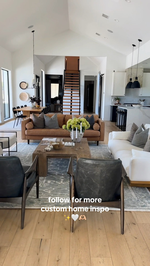 Our living room is where cozy meets clean design.