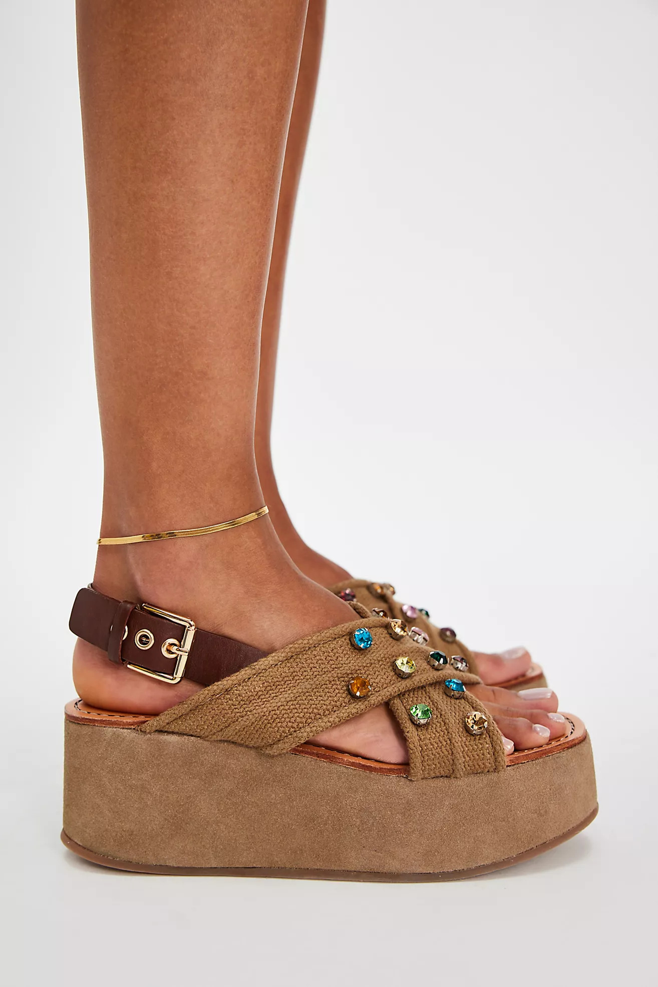 Beach Club Embellished Platforms | Free People (Global - UK&FR Excluded)