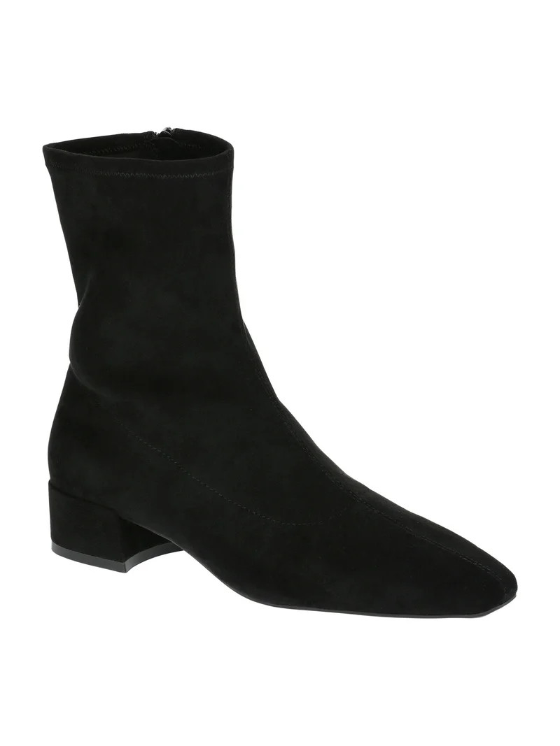 Scoop Women's Stretch Ankle Block Heel Booties | Walmart (US)