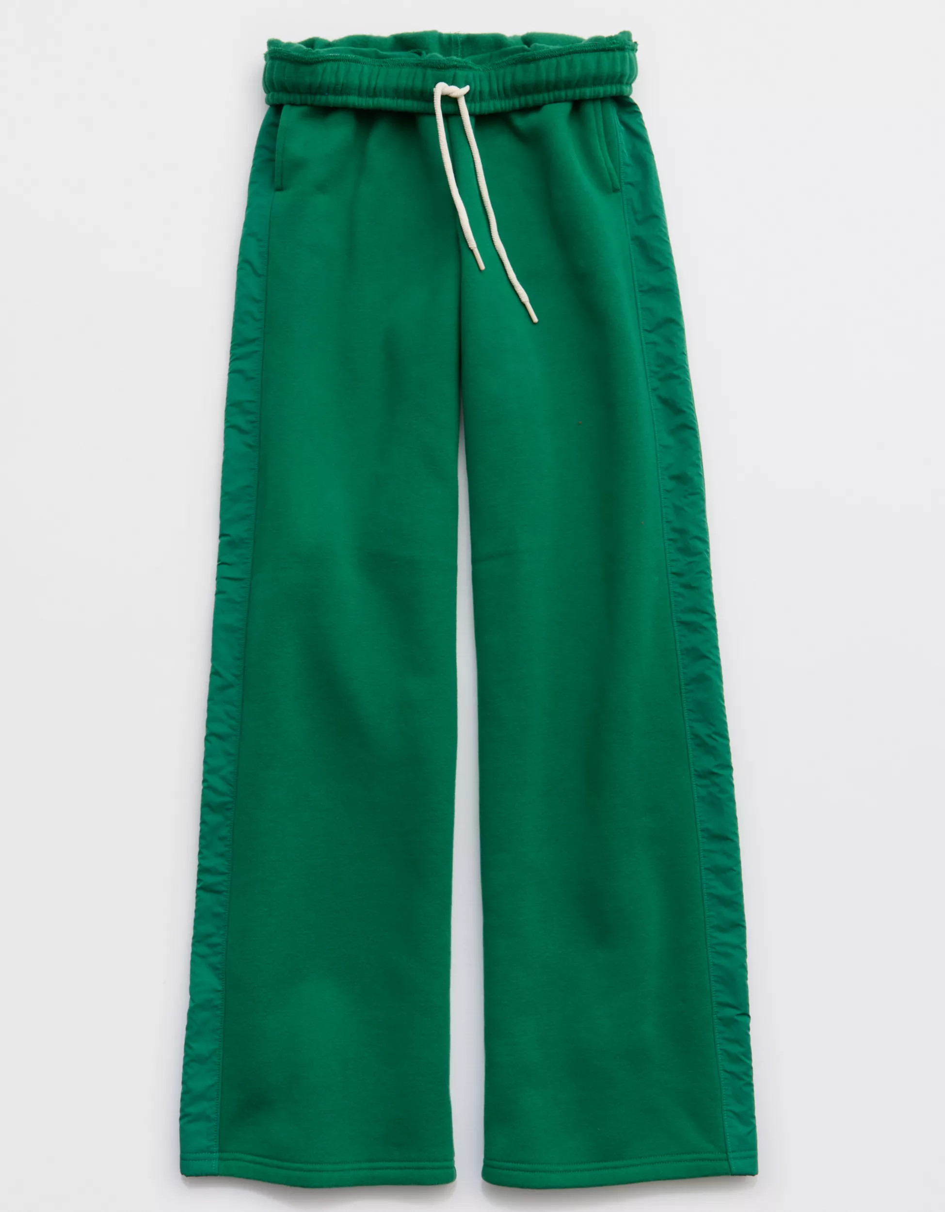 OFFLINE By Aerie Cloud Fleece Aqua Nylon Trouser | Aerie