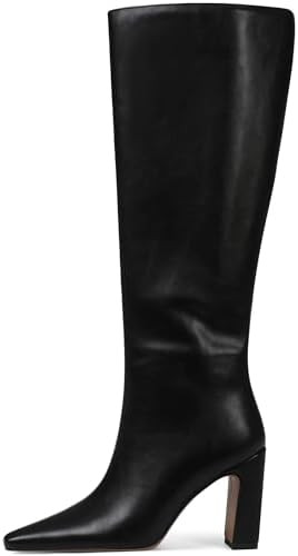 Lovee Cosee Knee High Boots for Women Square Toe Chunky Heeled Boots with Side Zipper Fashion Dre... | Amazon (US)