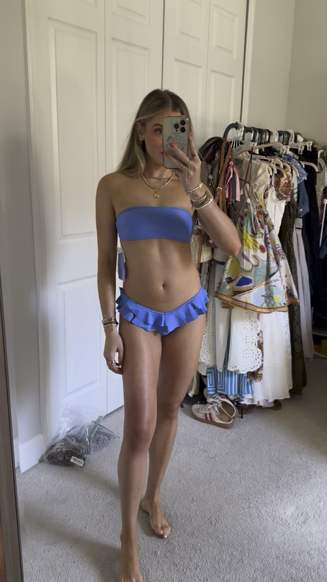 Aerie Ruffle Cheeky Bikini Bottom size XS & the Aerie The Boardwalker Bikini Top size XS. This suit is Real Good—made with 80% recycled nylon & better for your world!

#LTKSwim #LTKSaleAlert #LTKFindsUnder50