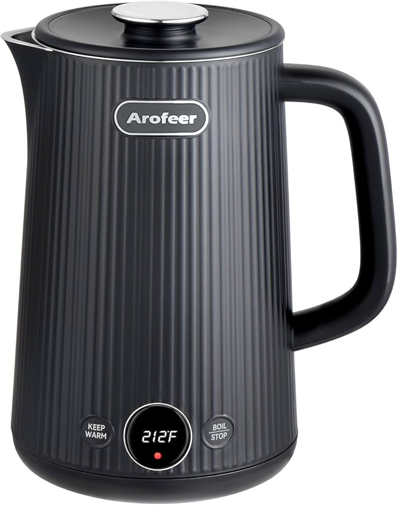 Arofeer® 1.7L(57oz) Large Electric Kettle Temperature Control, 7+Cups Electric Tea Kettle for Co... | Amazon (US)