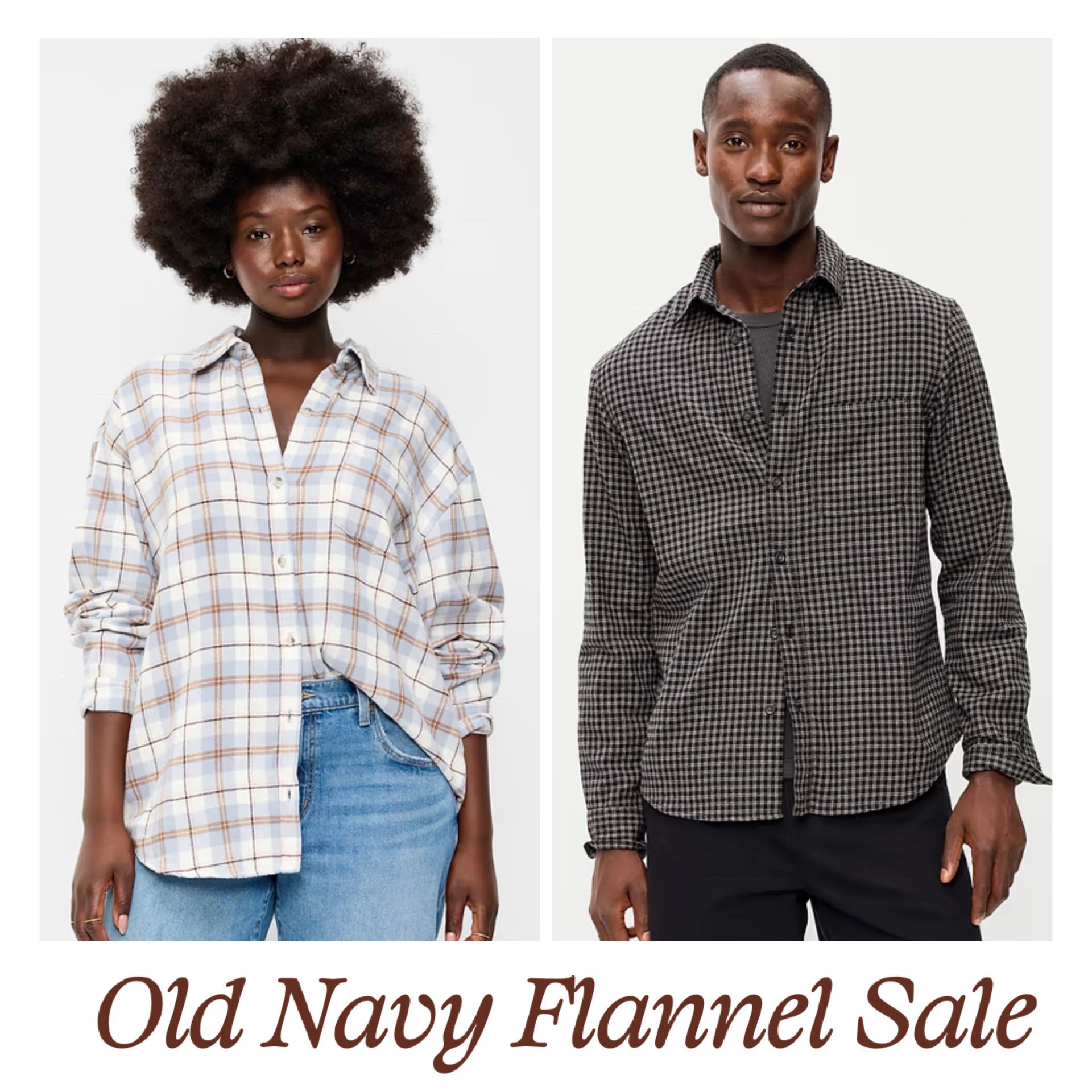 It’s the first day of Fall officially, so it’s fitting that Old Navy is kicking it off with a new sale on their line up of Flannel Shirts! Only $14 for Women’s Flannels & $15 for Men’s Flannels! Fabulous deal for these incredibly soft and cozy shirts that hold up for years of wear. 🍁

#LTKSaleAlert #LTKSeasonal #LTKootd