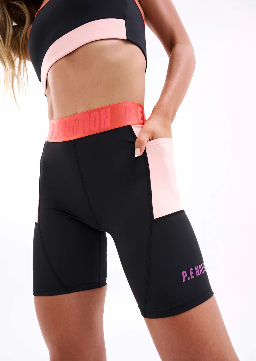 Medal Play Bike Short | Black | P.E Nation | P.E Nation